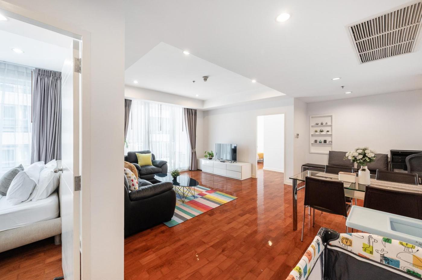 Bts Phromphong Sukhumvit 24 Family 2 Bedroom 2 Bathroom Apartamento Bangkok