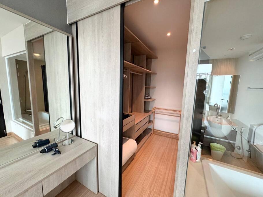 S69-新房特惠 巿中心 1bed Bts Phra Khanong Swim Gym Apartamento *