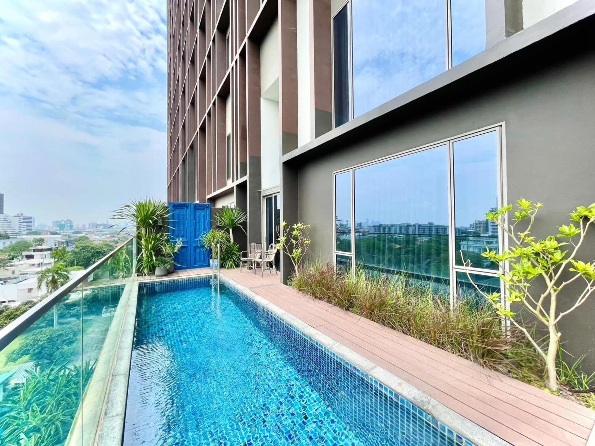 Large Rare Stunning Private Pool On Balcony Thong Lor Bts 105sqm