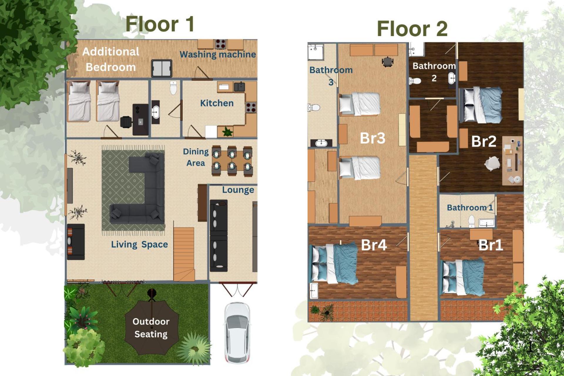 Low-rise House For Groups Near Bts & Emdistrict For Spacious Cozy Bangkok