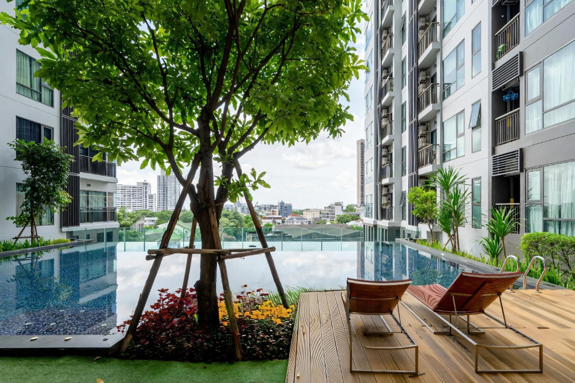 Apartment 5 Star Sukhumvit Infinity Pool Gym Sauna *