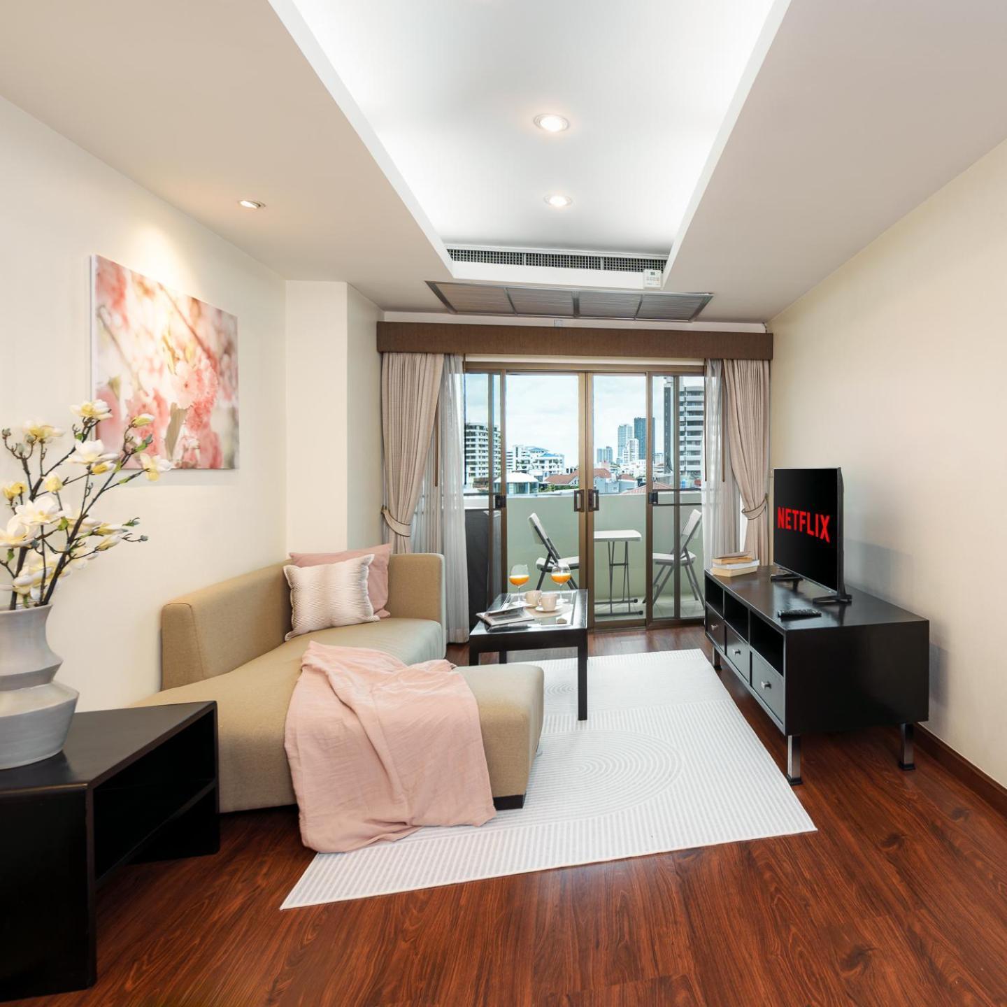 Leilighet Mystic Haven King Bed With Balcony & Views Bangkok