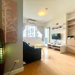 1Br Condo 5 Min To Bts 1000Mbps Fiber Wi-Fi