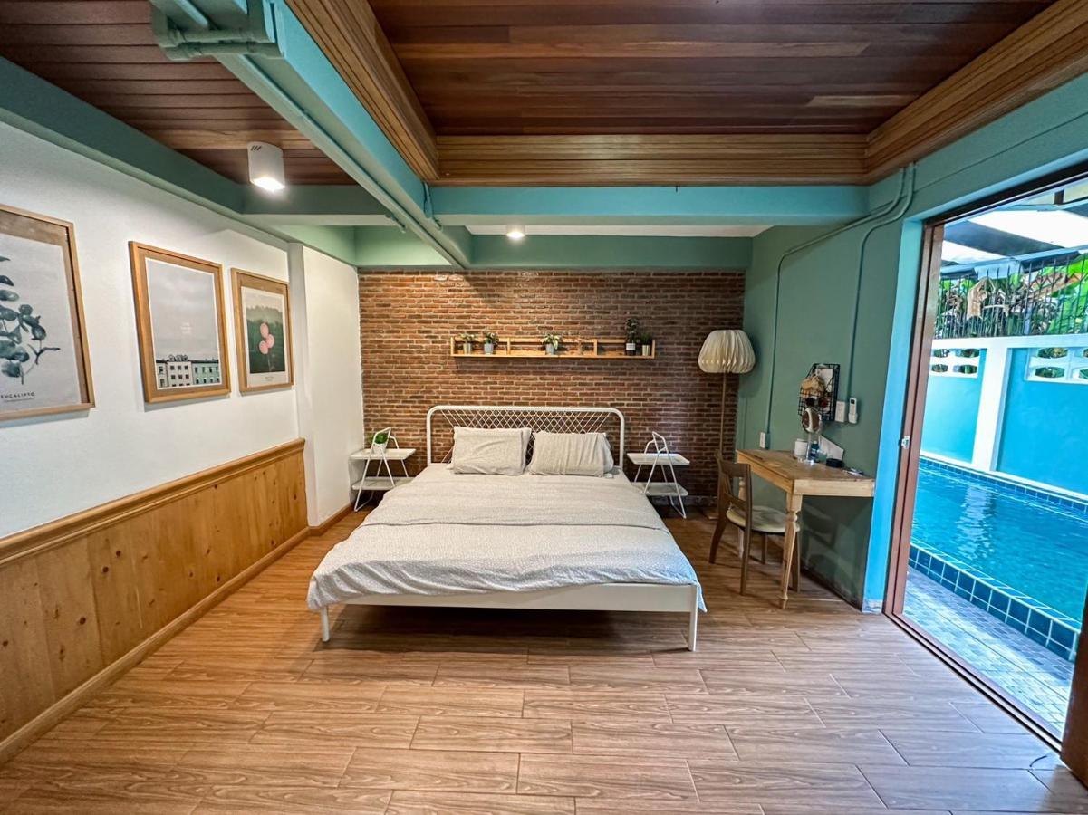 Wisma tamu T-house Bkk 2floors Near Bts With Swimming Pool And Free Wifi *