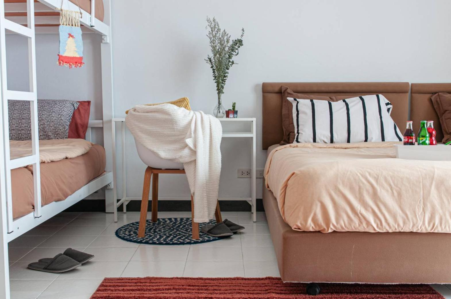Cozy 1br Walk To Bts And Airport Rail Link Close To Malls T Căn hộ