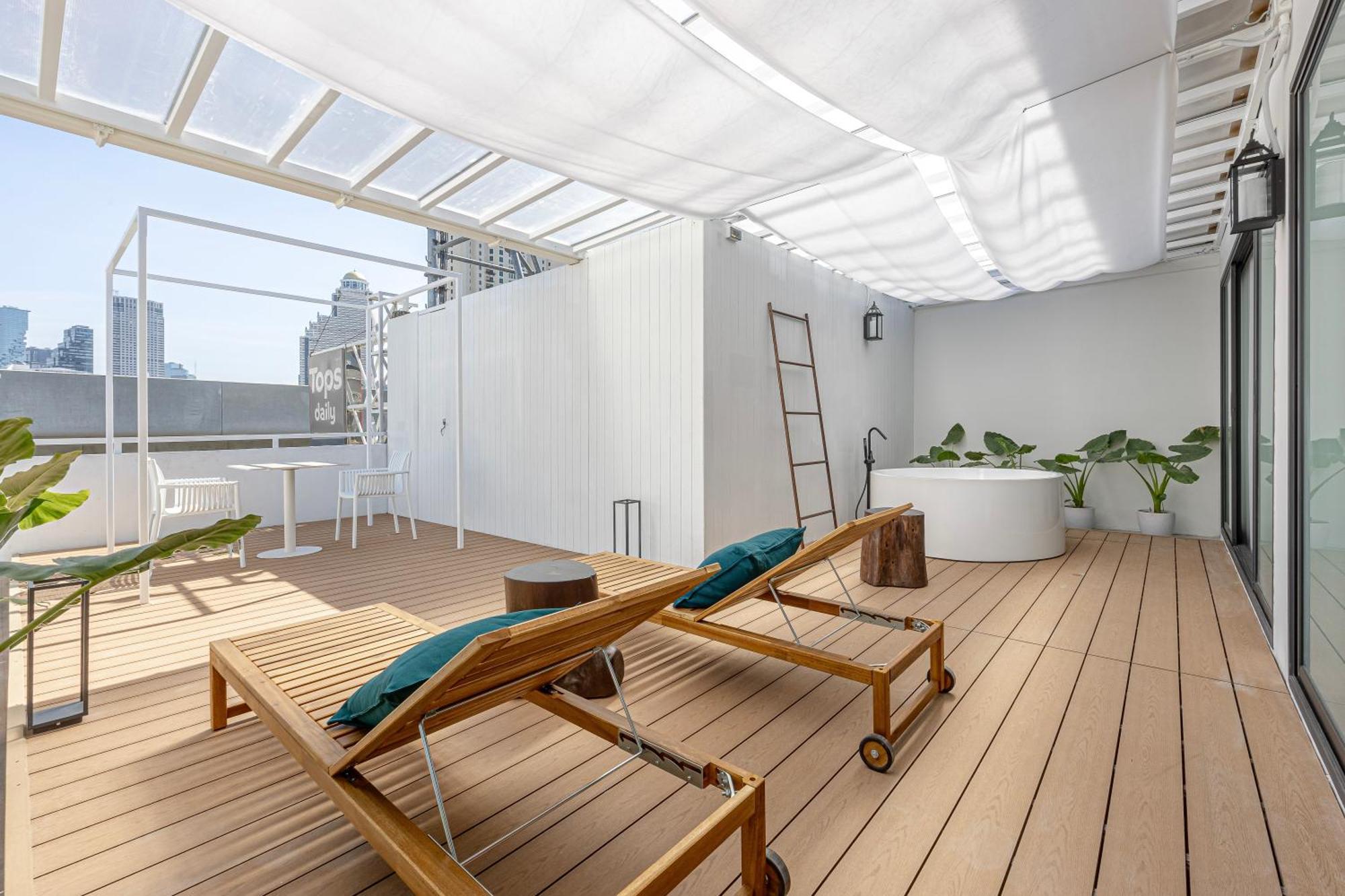 Apartamento The Lair - 3mins Walk To Icon Siam Banguecoque