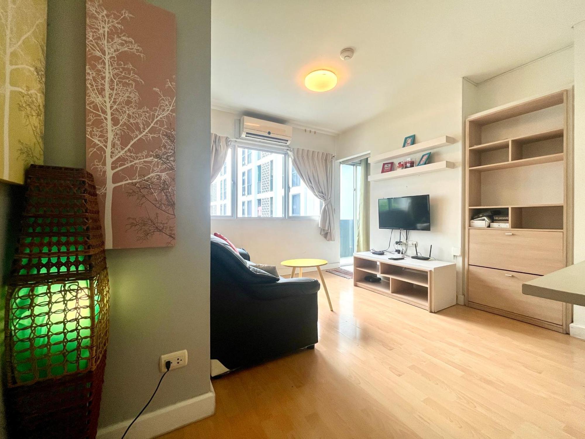 1Br Condo 5 Min To Bts 1000Mbps Fiber Wi-Fi *