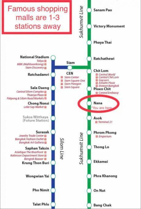 Appartement - Sukhumvit Soi 5 Bts Nana- Size 47m2 *