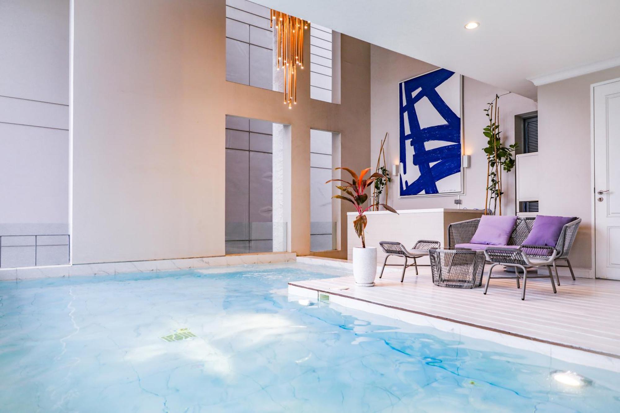 通罗 隐湖四卧豪华别墅 Hidden Pool 4 Bedroom Sukhumvit-thonglor Bts 5 Mins * Bangkok
