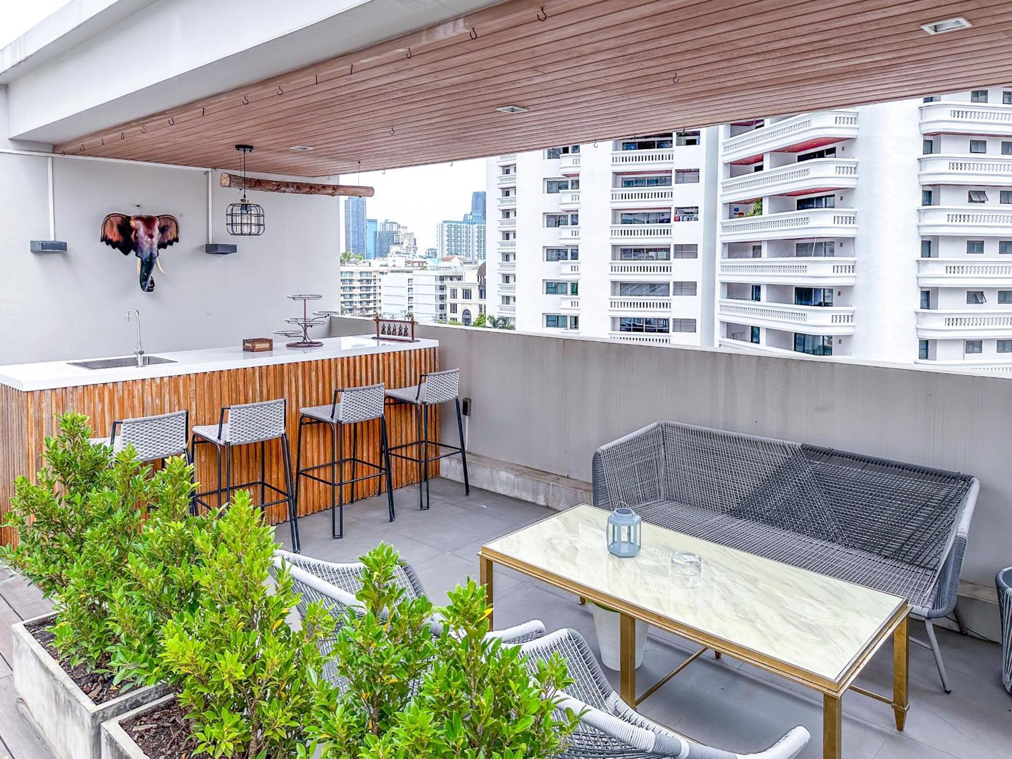 通罗 隐湖四卧豪华别墅 Hidden Pool 4 Bedroom Sukhumvit-thonglor Bts 5 Mins