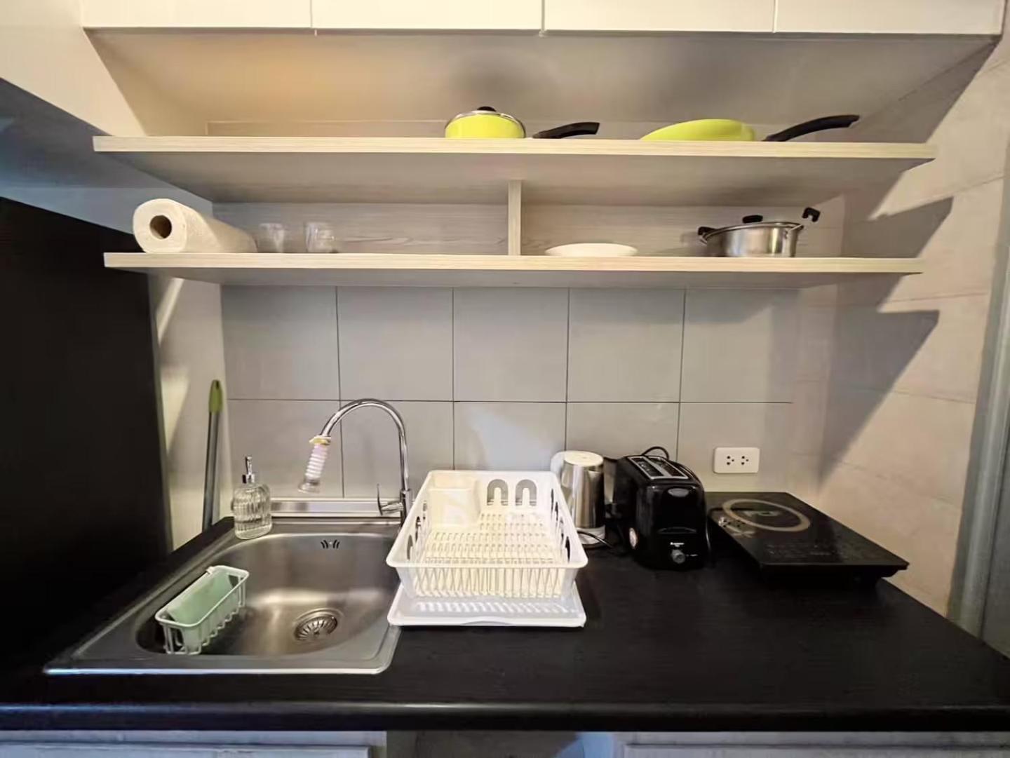 Apartment 1br Walk 1min To Bts 3min Mall Tapra Wifi 500mb