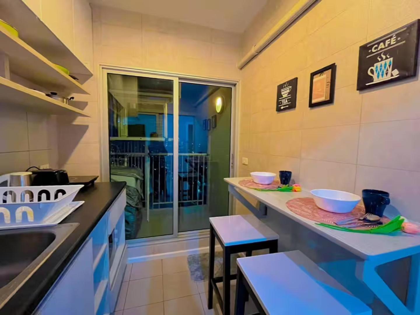Apartment 1br Walk 1min To Bts 3min Mall Tapra Wifi 500mb *
