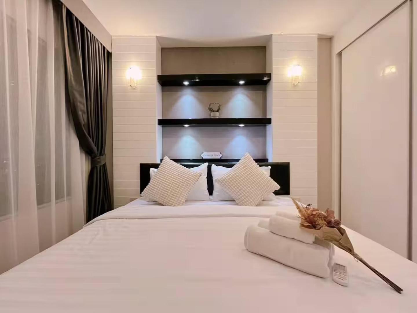 Apartment 1br Walk 1min To Bts 3min Mall Tapra Wifi 500mb Bangkok
