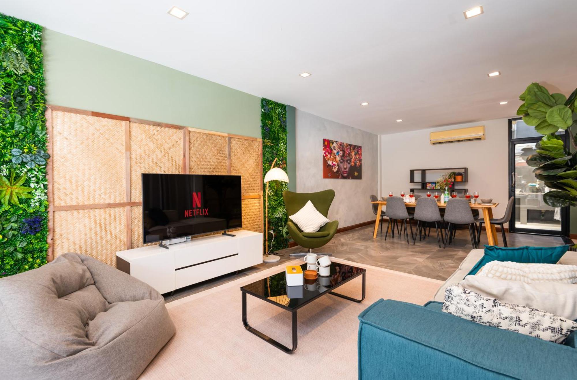 3br Design Townhouse In - 10min To Bts, Emquartier Feriehus *
