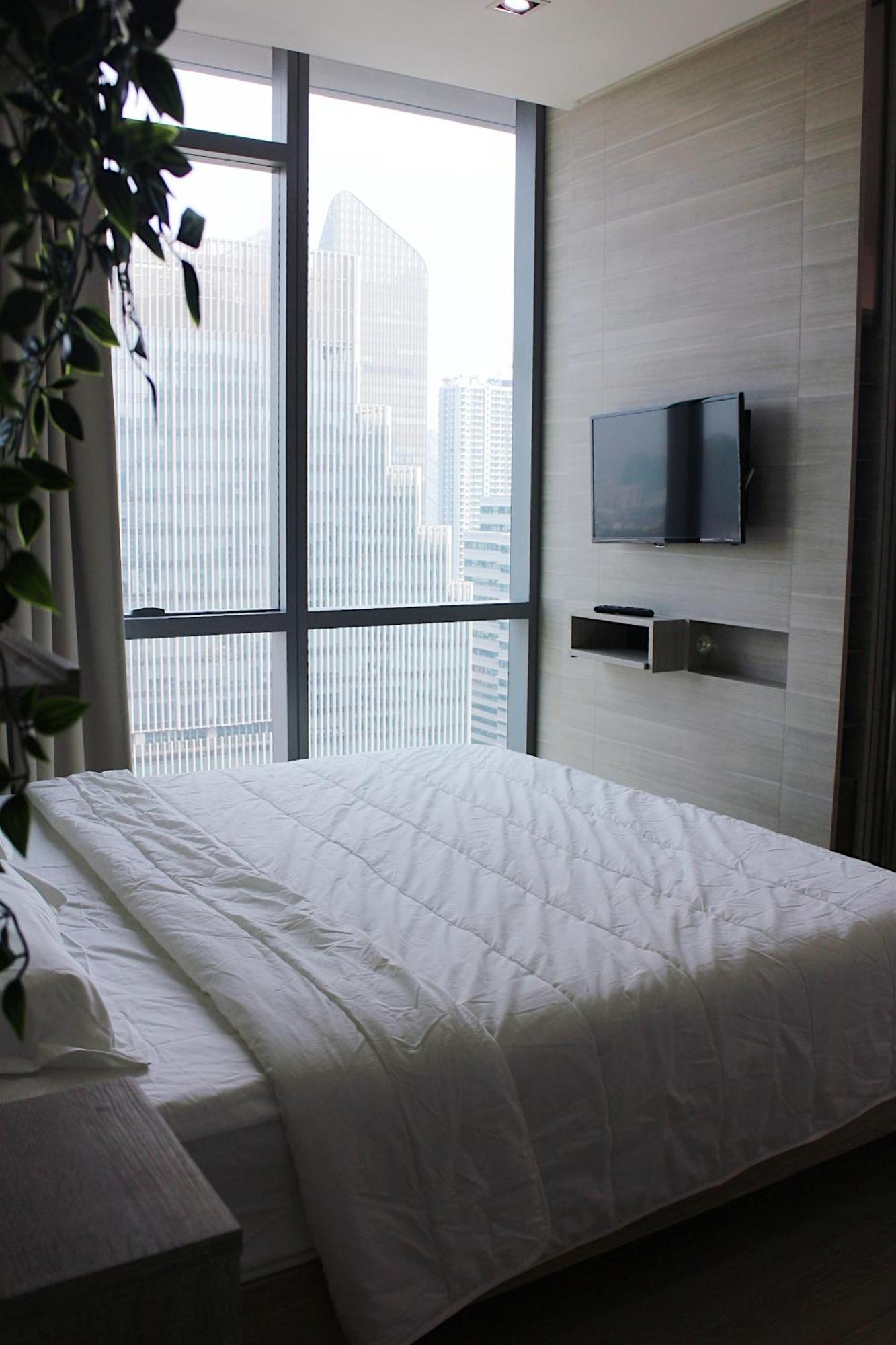 Modern Luxury 55 Sqm Highfloor View Asok Appartamento Bangkok
