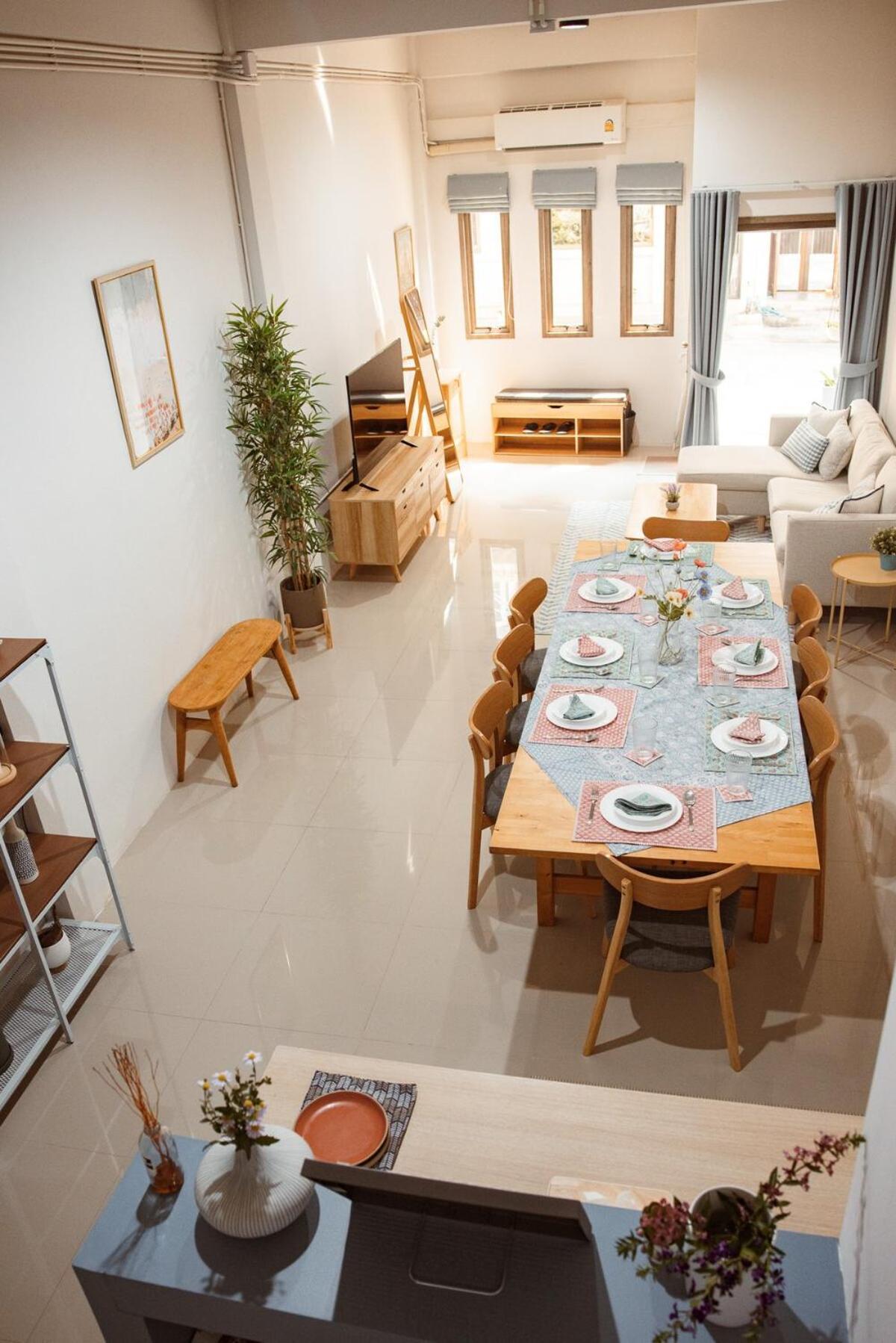 Spacious Relaxing Townhouse With Rooftop In Ekamai Holiday home