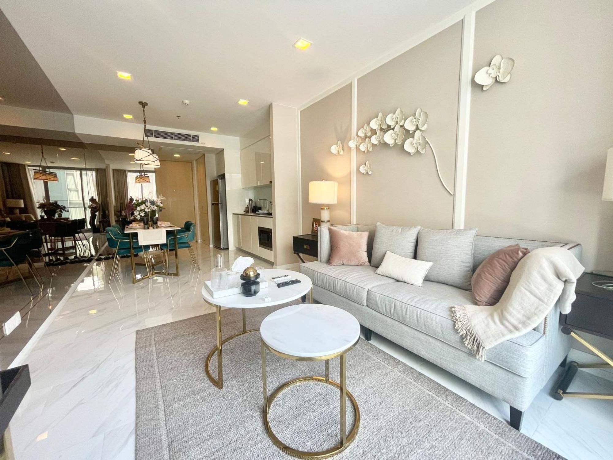 Luxury Sukhumvit Asoke Nana 65 Sqm Sleeps 4 Appartement