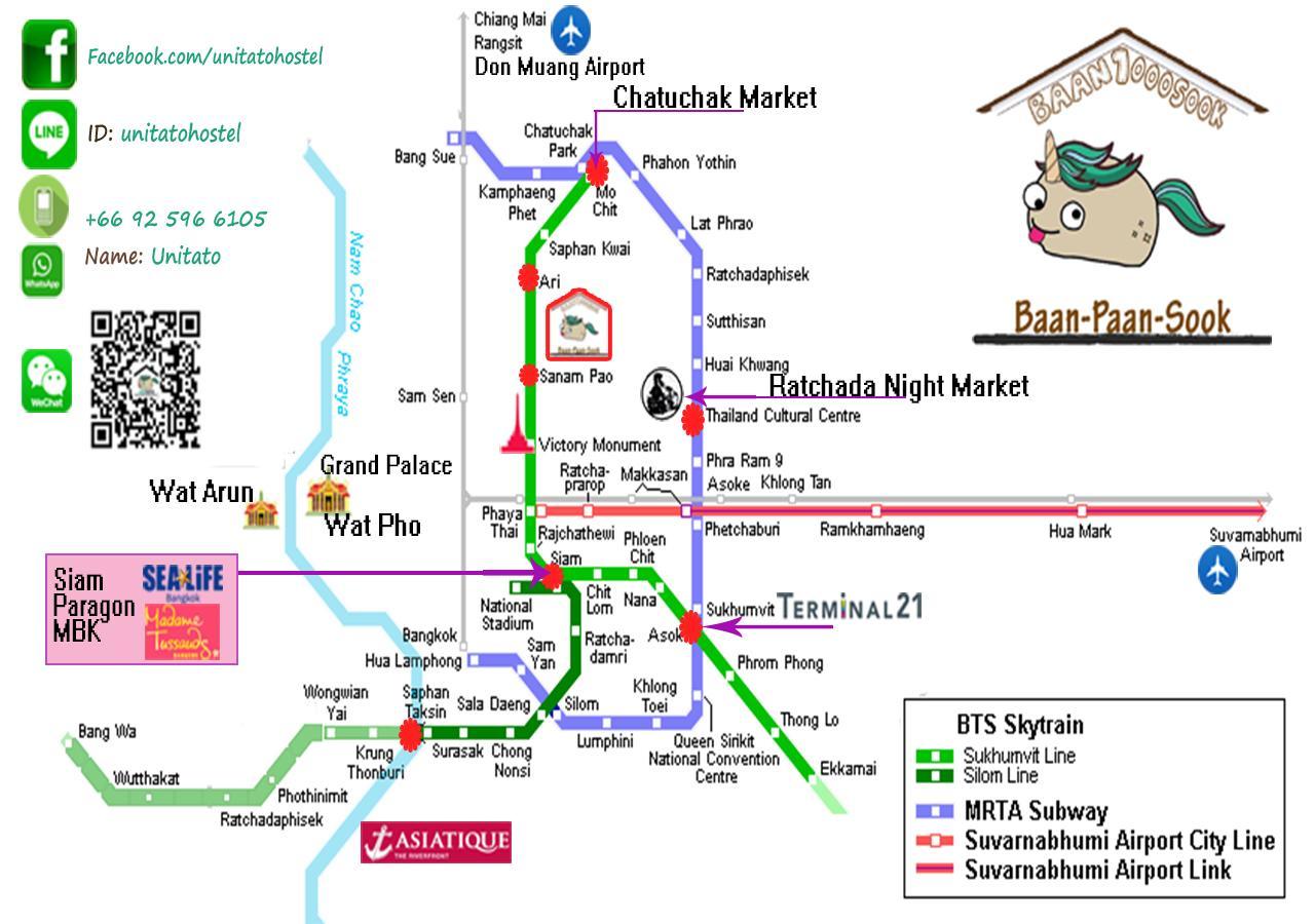 Asrama Baan Paan Sook Unitato Bangkok