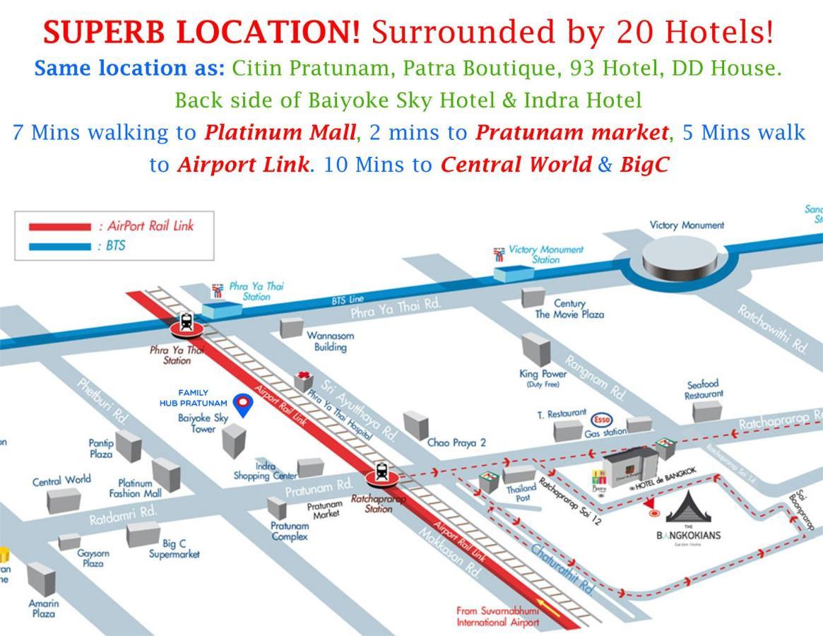 Bed & Breakfast Family Hub At Pratunam Bangkok